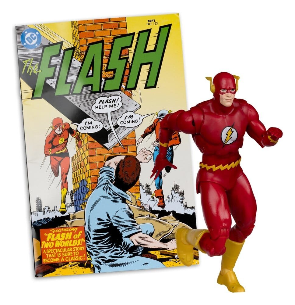 McFarlane Toys DC Direct Page Punchers Action Figure The Flash Barry Allen (The Flash #123) 18 cm McFarlane Toys DC Direct Page Punchers Action Figure The Flash Barry Allen (The Flash #123) 18 cm