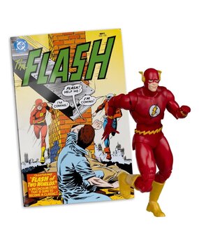 McFarlane Toys DC Direct Page Punchers Action Figure The Flash Barry Allen (The Flash #123) 18 cm