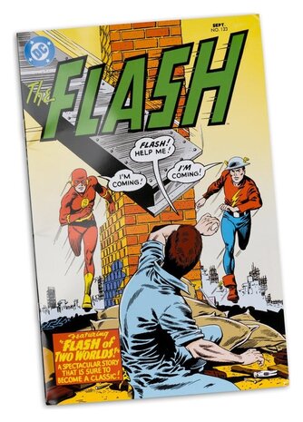 McFarlane Toys DC Direct Page Punchers Action Figure The Flash Jay Garrick (The Flash #123) (Red Platinum Edition) 18 cm McFarlane Toys DC Direct Page Punchers Action Figure The Flash Jay Garrick (The Flash #123) (Red Platinum Edition) 18 cm