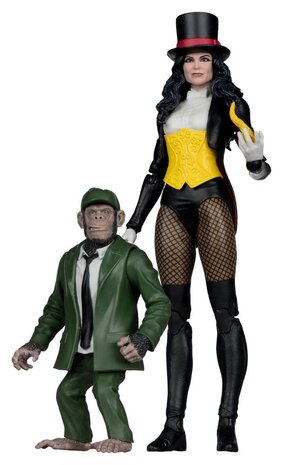 McFarlane Toys DC Multiverse McFarlane Action Figure Zatanna with Detective Chimp Collector Edition #53 18 cm McFarlane Toys DC Multiverse McFarlane Action Figure Zatanna with Detective Chimp Collector Edition #53 18 cm