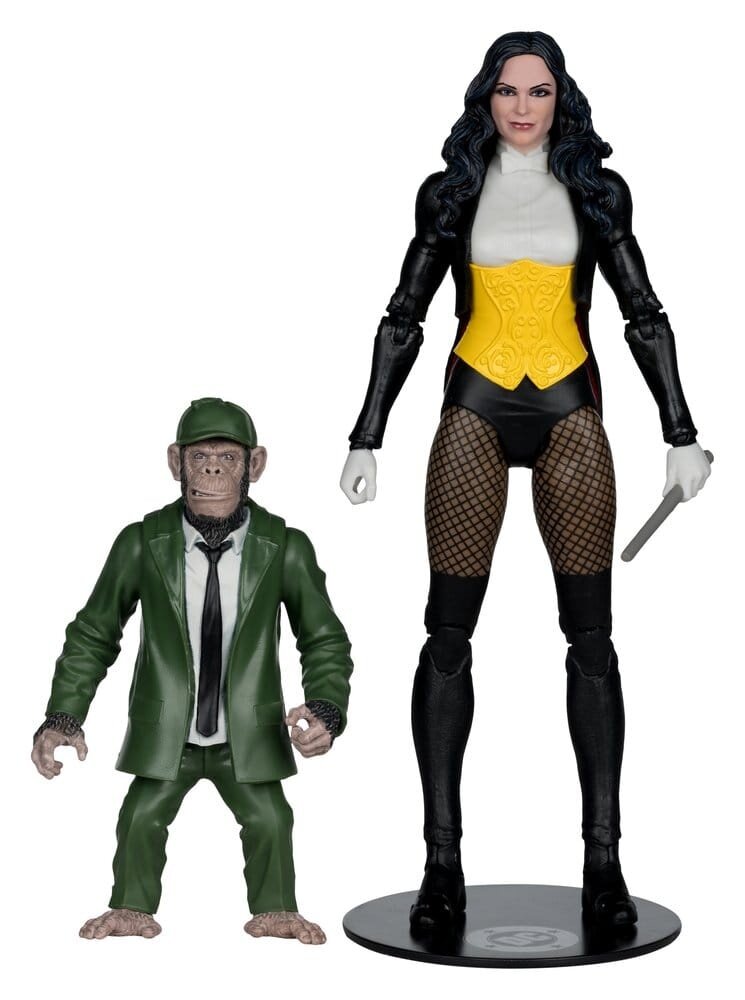McFarlane Toys DC Multiverse McFarlane Action Figure Zatanna with Detective Chimp Collector Edition #53 18 cm McFarlane Toys DC Multiverse McFarlane Action Figure Zatanna with Detective Chimp Collector Edition #53 18 cm