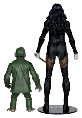 McFarlane Toys DC Multiverse McFarlane Action Figure Zatanna with Detective Chimp Collector Edition #53 18 cm McFarlane Toys DC Multiverse McFarlane Action Figure Zatanna with Detective Chimp Collector Edition #53 18 cm