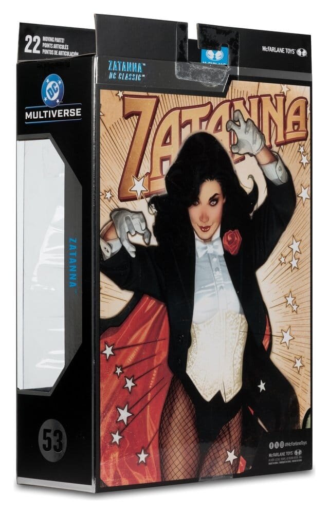 McFarlane Toys DC Multiverse McFarlane Action Figure Zatanna with Detective Chimp Collector Edition #53 18 cm McFarlane Toys DC Multiverse McFarlane Action Figure Zatanna with Detective Chimp Collector Edition #53 18 cm