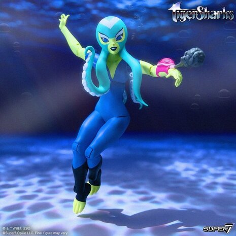 Super7 TigerSharks Ultimates Wave 01 Action Figure Octavia (Hybrid) 18 cm