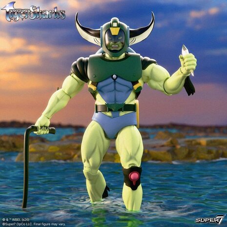 Super7 TigerSharks Ultimates Wave 01 Action Figure T-Ray 18 cm
