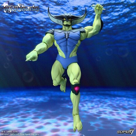 Super7 TigerSharks Ultimates Wave 01 Action Figure T-Ray 18 cm