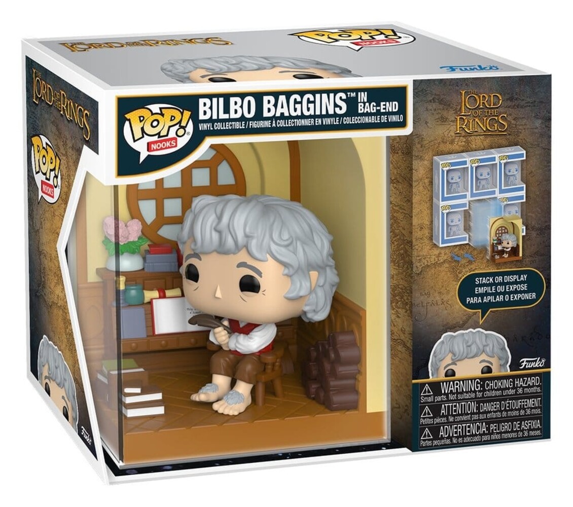Funko Lord of the Rings POP! Nooks Vinyl Diorama Bilbo Baggins Funko Lord of the Rings POP! Nooks Vinyl Diorama Bilbo Baggins