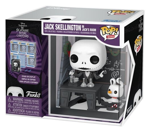 Funko Nightmare Before Christmas POP! Nooks Vinyl Figure Jack Skellington's Room 9 cm Funko Nightmare Before Christmas POP! Nooks Vinyl Figure Jack Skellington's Room 9 cm