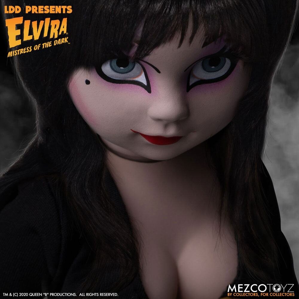 Mezco Toyz Elvira Mistress of the Dark Living Dead Dolls Doll Elvira 25 cm Mezco Toyz Elvira Mistress of the Dark Living Dead Dolls Doll Elvira 25 cm