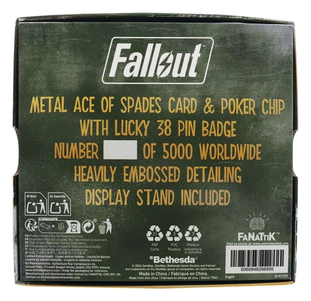 FaNaTtiK Fallout: New Vegas Replica Lucky 38 Imitation Gold Casino Set Limited Edition FaNaTtiK Fallout: New Vegas Replica Lucky 38 Imitation Gold Casino Set Limited Edition