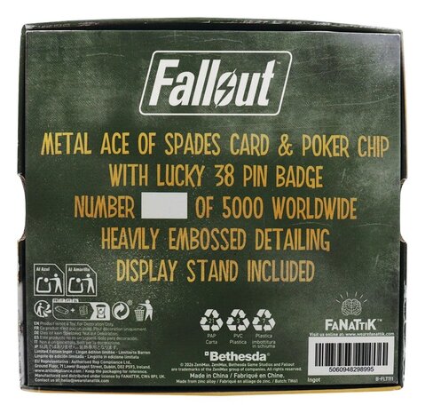 FaNaTtiK Fallout: New Vegas Replica Lucky 38 Imitation Gold Casino Set Limited Edition FaNaTtiK Fallout: New Vegas Replica Lucky 38 Imitation Gold Casino Set Limited Edition