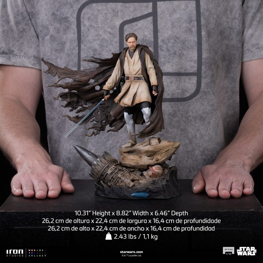 Iron Studios Star Wars Art Scale Statue 1/10 Obi-Wan Kenobi 26 cm Iron Studios Star Wars Art Scale Statue 1/10 Obi-Wan Kenobi 26 cm