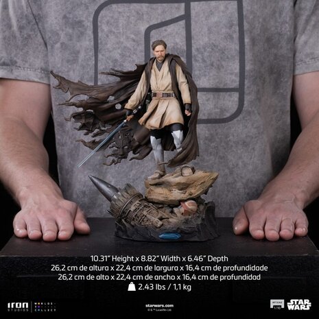 Iron Studios Star Wars Art Scale Statue 1/10 Obi-Wan Kenobi 26 cm Iron Studios Star Wars Art Scale Statue 1/10 Obi-Wan Kenobi 26 cm