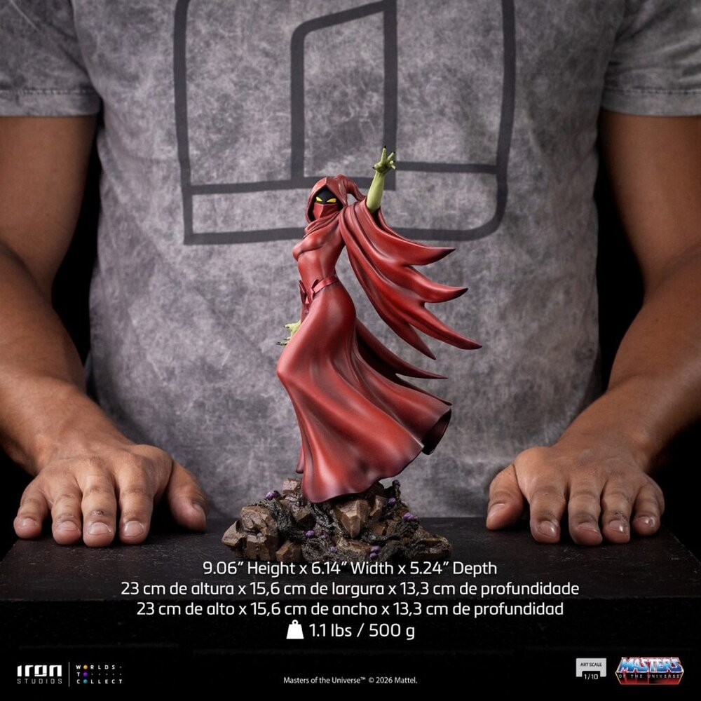 Iron Studios Masters of the Universe Art Scale Statue 1/10 Shadow Weaver 23 cm