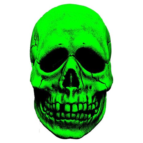 Trick or Treat Studios Don Post Vinyl Mask Glowin Ghoulies Skull