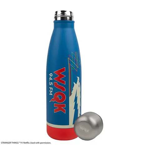 Cinereplicas Stranger Things WSQK Metal Water Bottle