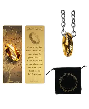 Cinereplicas Lord of the Rings The One Ring en Metalen Bladwijzer Set
