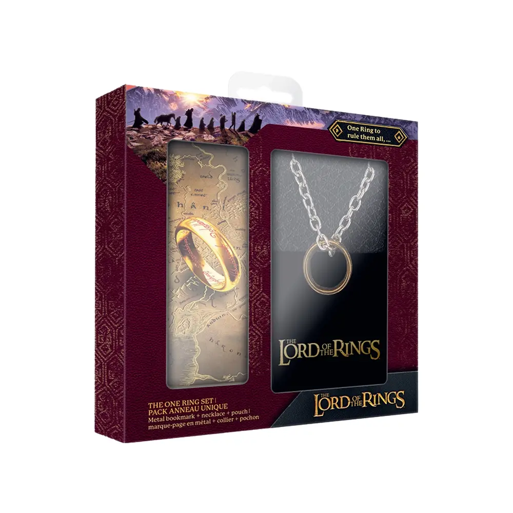 Cinereplicas Lord of the Rings The One Ring en Metalen Bladwijzer Set