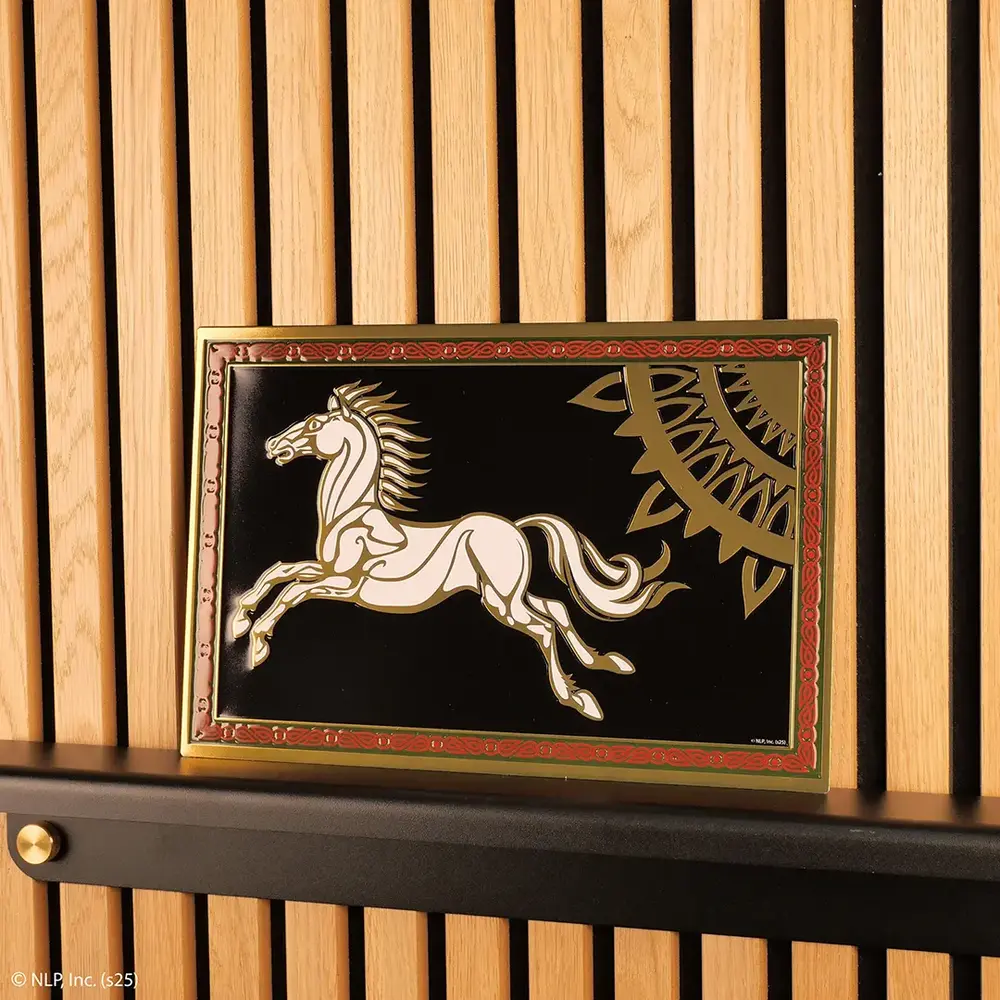 Cinereplicas Lord of the Rings Rohan Flag Aluminium Plate