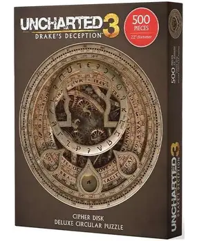 Dark Horse Uncharted Cipher Disk Circular Deluxe Puzzel (500 stukken)