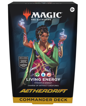 Wizards of the Coast Magic: The Gathering - Aetherdrift Living Energy Commander Deck
