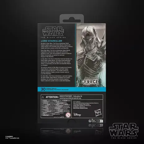 Hasbro Star Wars: The Force Unleashed Black Series Action Figure Lord Starkiller 15 cm