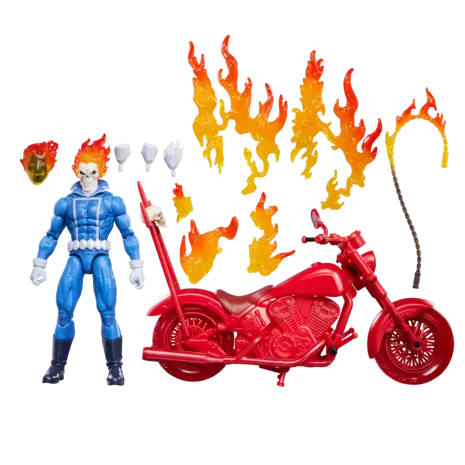 Hasbro Ghost Rider Marvel Legends Action Figure Ghost Rider with Motorcycle 15 cm