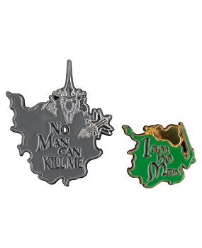 Weta Workshop Lord of the Rings No Man can Kill Me & I Am No Man! Pin Set 7 cm