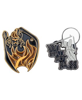 Weta Workshop Lord of the Rings You Shall Not Pass Pin Set 8 cm