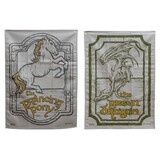 Weta Workshop Lord of the Rings Green Dragon & Prancing Pony Tea Towel Set