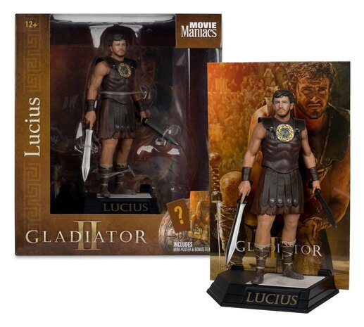 McFarlane Toys Gladiator II Movie Maniacs Action Figure Lucius 16 cm
