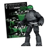 McFarlane Toys Teenage Mutant Ninja Turtles Page Punchers Action Figure (Black White & Green) (Red Platinum Edition) 13 cm