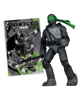 McFarlane Toys Teenage Mutant Ninja Turtles Page Punchers Action Figure Donatello (Black White & Green ) (Red Platinum Edition) 13 cm McFarlane Toys Teenage Mutant Ninja Turtles Page Punchers Action Figure Donatello (Black White & Green ) (Red Platinum Edition) 13 cm