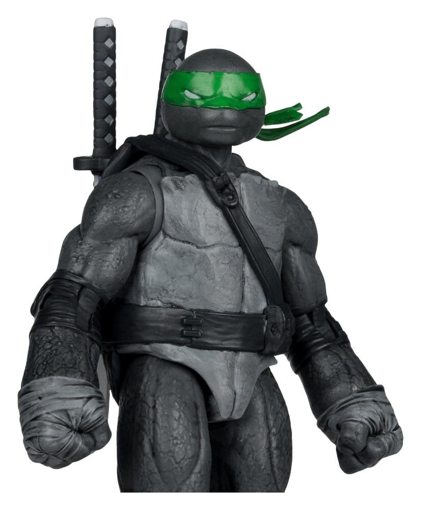 McFarlane Toys Teenage Mutant Ninja Turtles Page Punchers Action Figure Leonardo (Black White & Green) (Red Platinum Edition) 13 cm