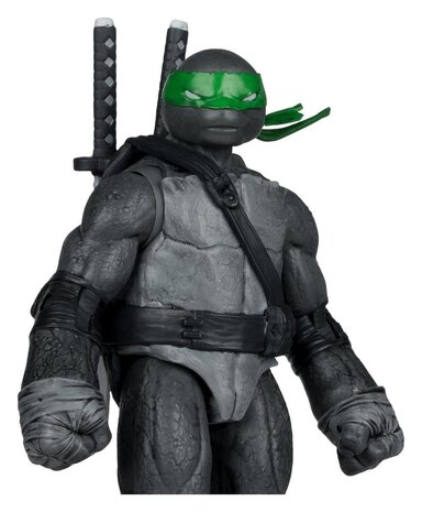 McFarlane Toys Teenage Mutant Ninja Turtles Page Punchers Action Figure Leonardo (Black White & Green) (Red Platinum Edition) 13 cm