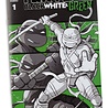 McFarlane Toys Teenage Mutant Ninja Turtles Page Punchers Action Figure Leonardo (Black White & Green) (Red Platinum Edition) 13 cm