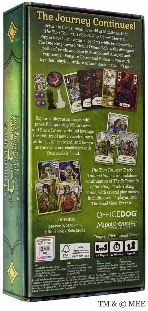 Officedog Lord of the Rings: The Two Towers Trick Taking Game Kaartspel *Engelse Versie* Officedog Lord of the Rings: The Two Towers Trick Taking Game Kaartspel *Engelse Versie*