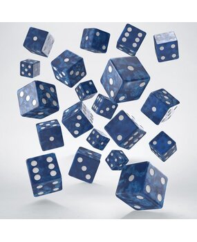 Q Workshop Dobbelstenen Full Pack of D6s Cobalt & White