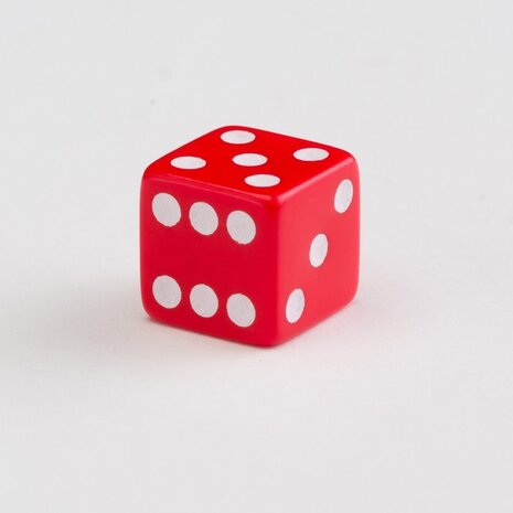 Q Workshop Dice Full Pack of D6s Red & White