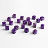Q Workshop Dice Full Pack of D6s Shimmering Purple & Gold