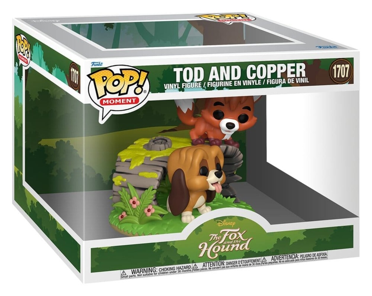 Funko The Fox and the Hound POP Moments Vinyl Figures Tod & Copper #1707