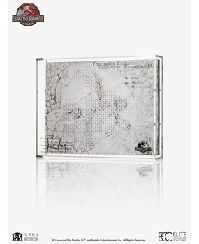 Elite Creature Collectibles Jurassic Park III Excavation Map Velociraptor 27 cm
