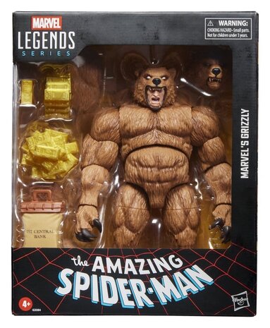 Hasbro The Amazing Spider-Man Marvel Legends Action Figure Marvel's Grizzly