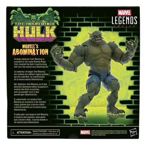 Hasbro The Incredible Hulk Marvel Legends Action Figure Marvel's Abomination