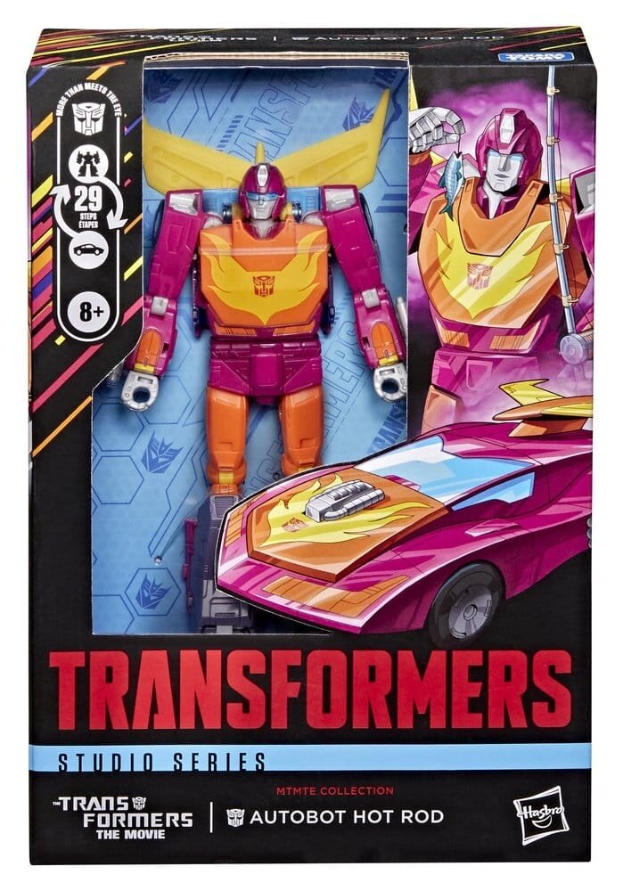 Hasbro The Transformers: The Movie Studio Series Voyager Class Action Figure MTMTE Collection: Autobot Hot Rod 14 cm