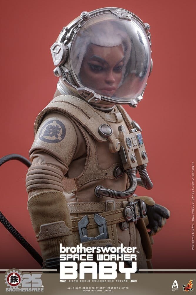 Hot Toys Brothersfree 1/6 Space Worker Baby (Brothersfree 25th Version) 28 cm