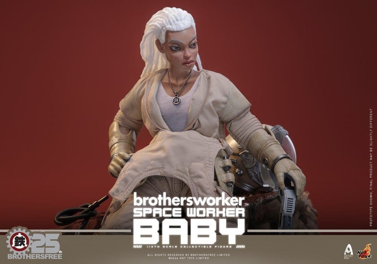 Hot Toys Brothersfree 1/6 Space Worker Baby (Brothersfree 25th Version) 28 cm