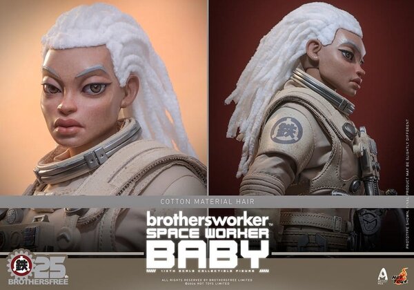 Hot Toys Brothersfree 1/6 Space Worker Baby (Brothersfree 25th Version) 28 cm