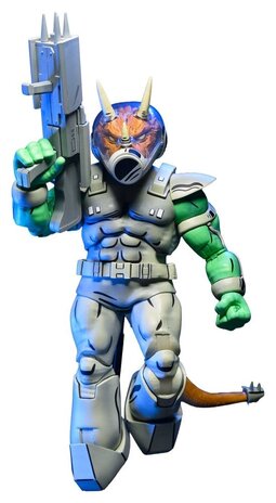 Neca Teenage Mutant Ninja Turtles (Mirage Comics) Action Figure Shock Commando Triceraton 18 cm