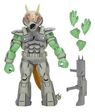 Neca Teenage Mutant Ninja Turtles (Mirage Comics) Action Figure Shock Commando Triceraton 18 cm